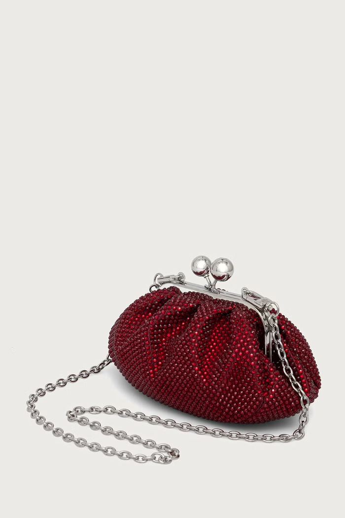 Akcesoria Weekend Max Mara Torebka crossbody damska WKAVINO 2625516015600 czerwony