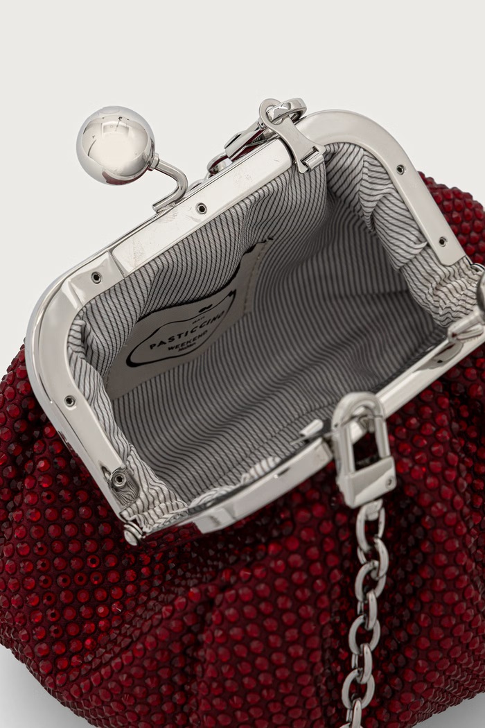 Torebka crossbody damska WKAVINO Weekend Max Mara czerwony 2625516015600