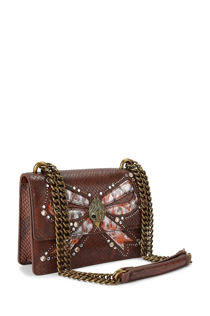 Kurt Geiger London torebka damska skórzana SHOREDITCH 5845031189 brązowy AW26