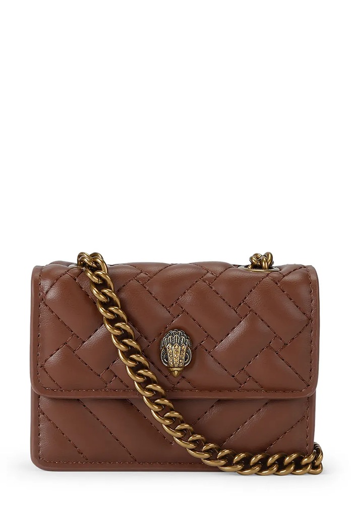 Kurt Geiger London torebka crossbody damska KENSINGTON bordowy 5848254979