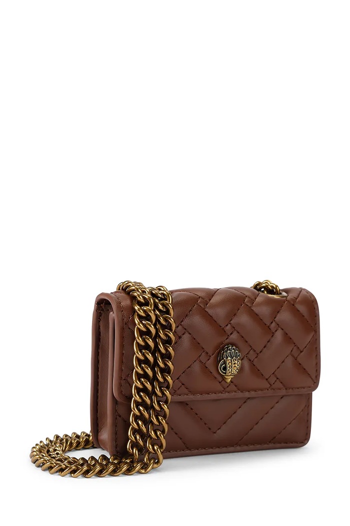 Kurt Geiger London torebka crossbody damska KENSINGTON 5848254979 bordowy AW26