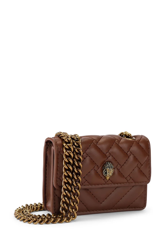 Kurt Geiger London torebka crossbody damska KENSINGTON 5848254979 bordowy AW26