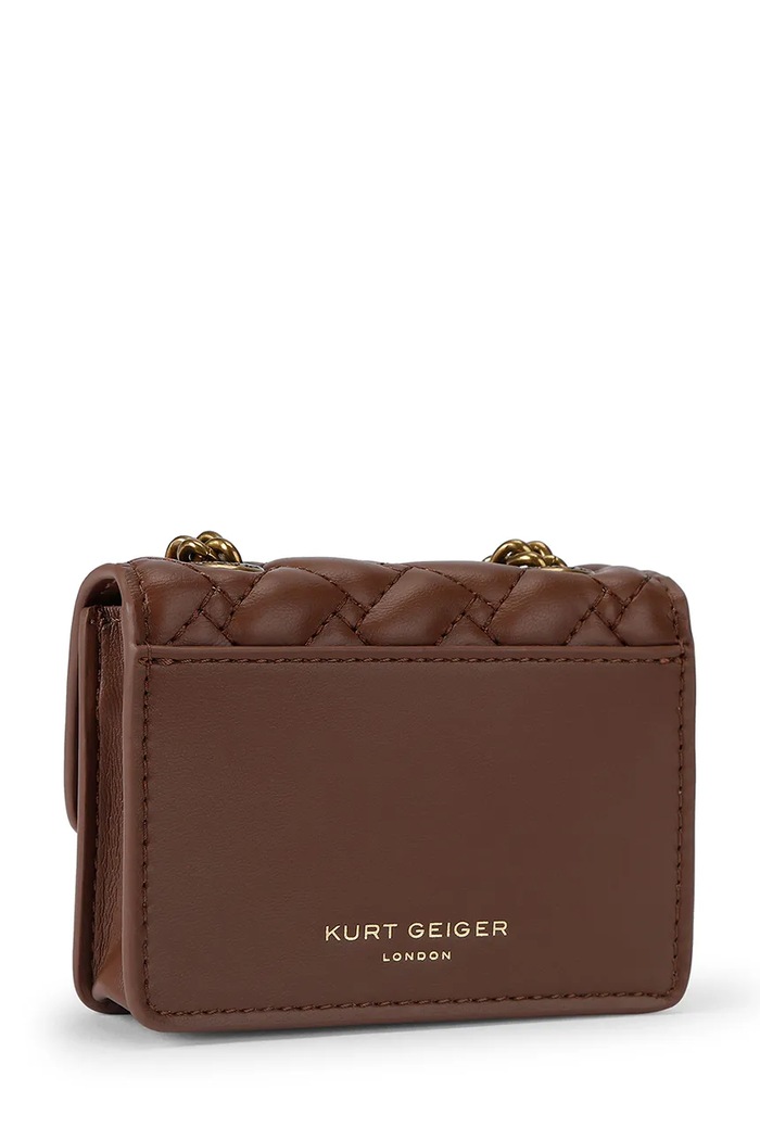Akcesoria Kurt Geiger London torebka crossbody damska KENSINGTON 5848254979 bordowy