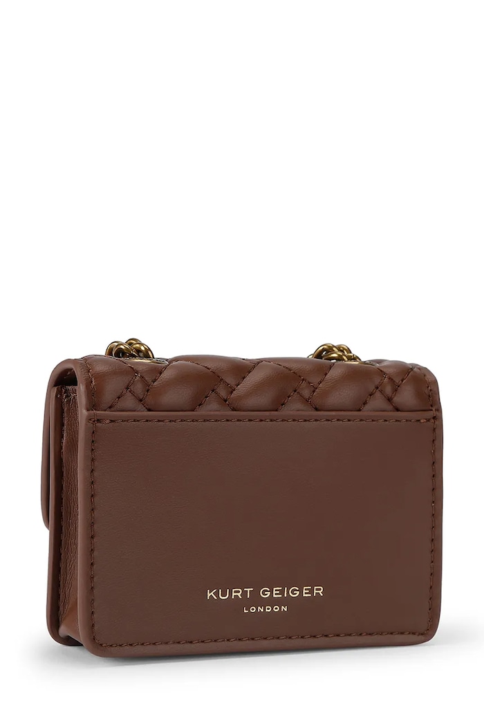 Akcesoria Kurt Geiger London torebka crossbody damska KENSINGTON 5848254979 bordowy