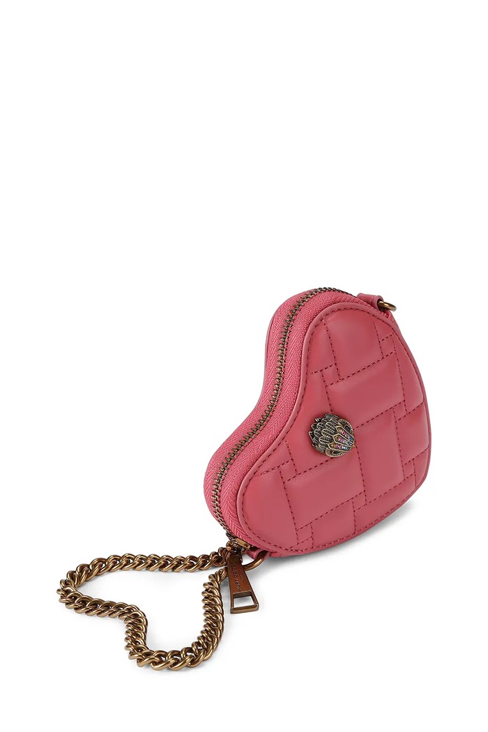Akcesoria Kurt Geiger London torebka crossbody damska z imitacji skóry 4029257999 różowy