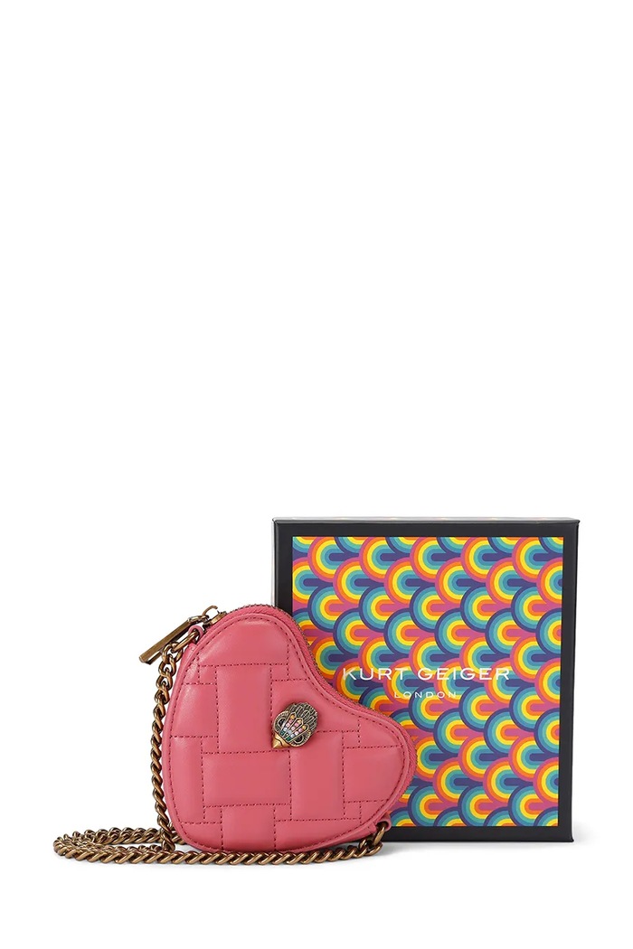 Kurt Geiger London torebka crossbody damska z imitacji skóry 4029257999 różowy