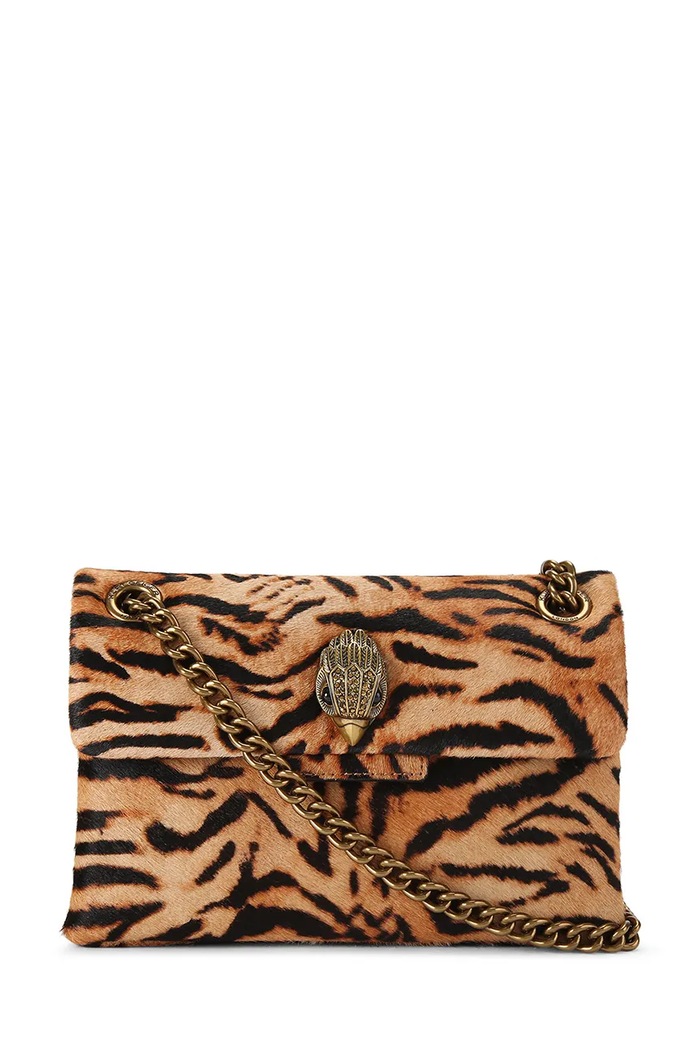 Kurt Geiger London torebka crossbody damska skórzana KENSINGTON brązowy 5017346189
