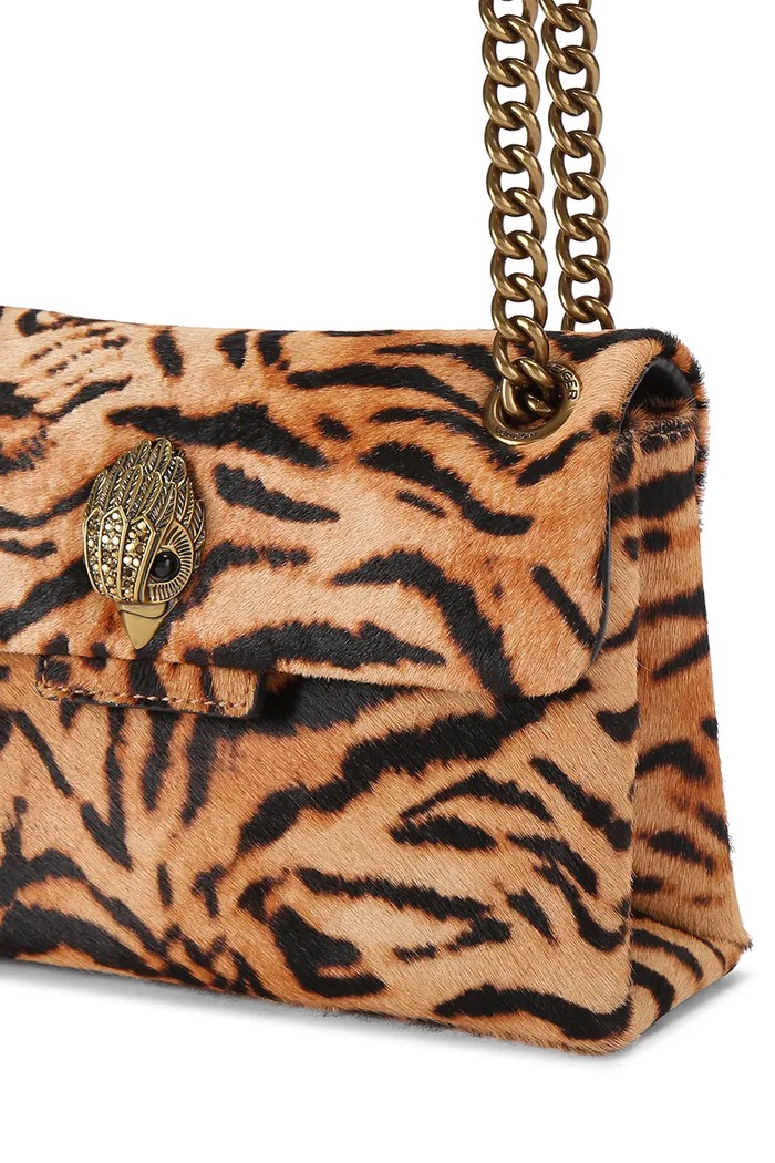 Kurt Geiger London torebka crossbody damska skórzana KENSINGTON brązowy 5017346189