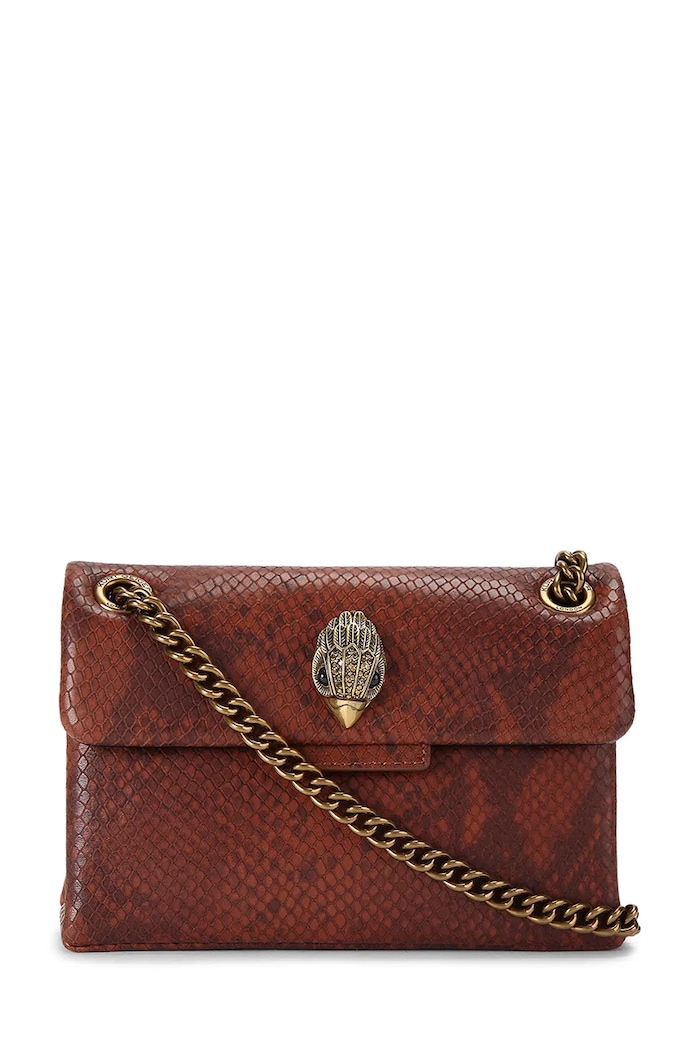 Kurt Geiger London torebka crossbody damska skórzana KENSINGTON brązowy 5017330719