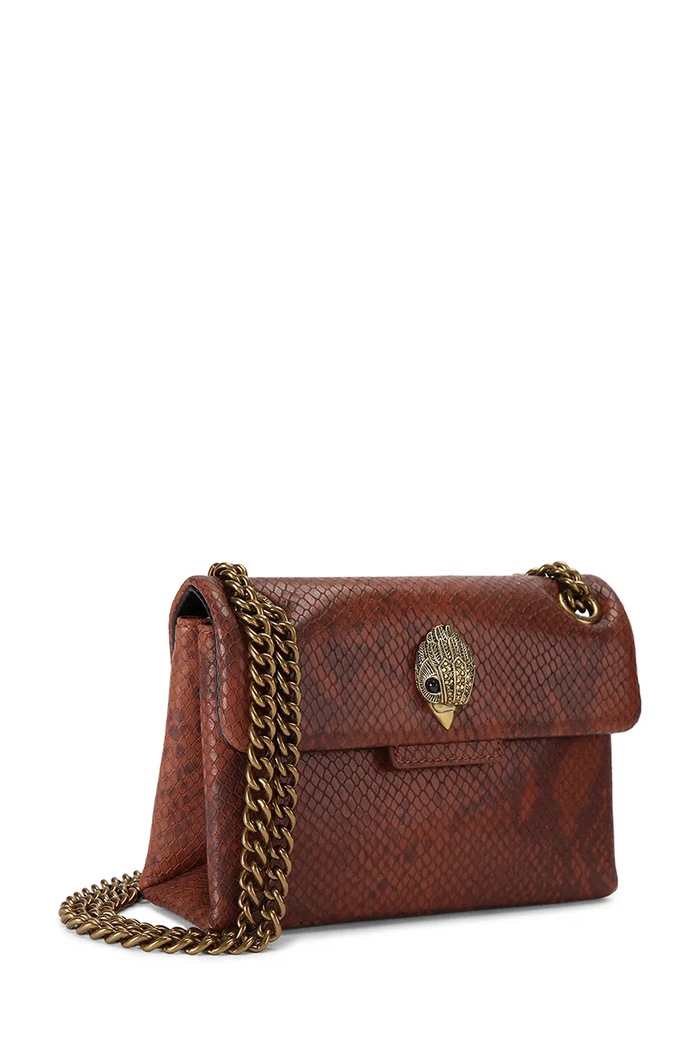 Kurt Geiger London torebka crossbody damska skórzana KENSINGTON 5017330719 brązowy AW26