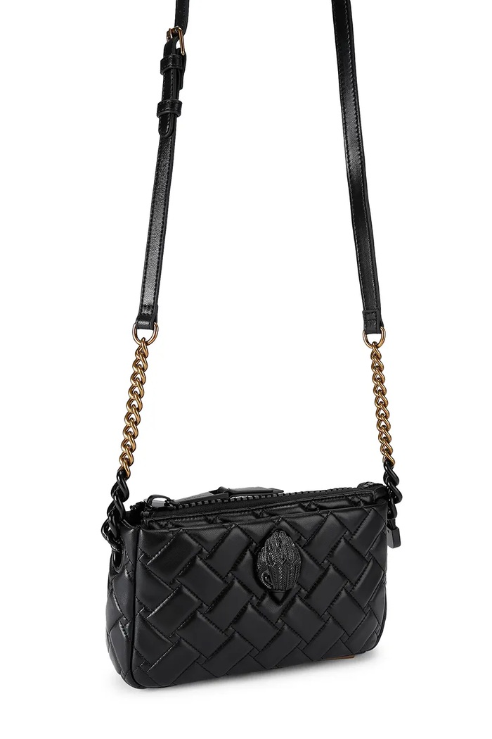 Kurt Geiger London torebka crossbody damska skórzana KENSINGTON 5020500109 czarny AW26