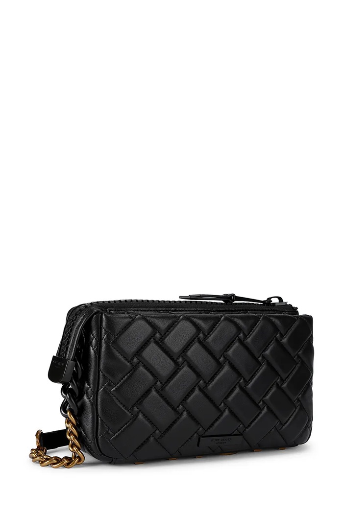 Akcesoria Kurt Geiger London torebka crossbody damska skórzana KENSINGTON 5020500109 czarny