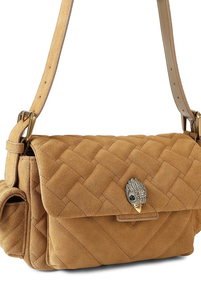 Kurt Geiger London torebka crossbody damska skórzana KENSINGTON 5829233219 zielony AW26