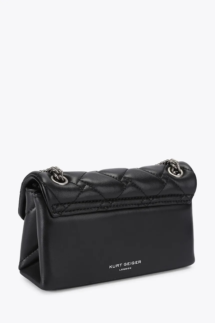 Akcesoria Kurt Geiger London Torebka crossbody damska skórzana KENSINGTON 5580900109 czarny