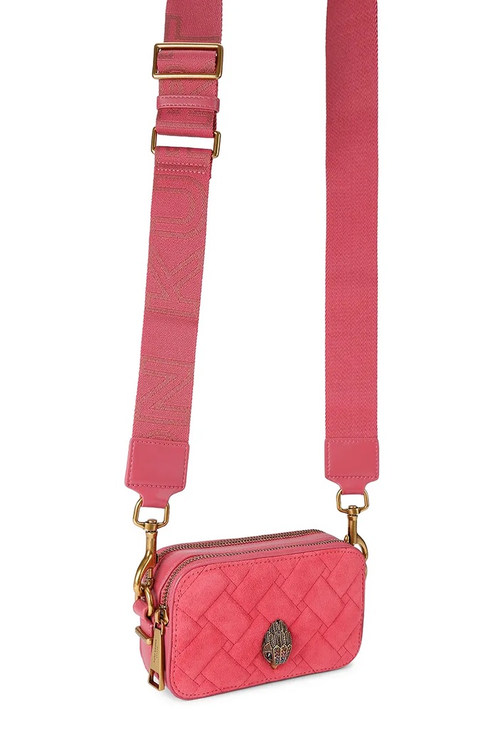 Kurt Geiger London torebka crossbody damska KENSINGTON 5389157219 różowy AW26