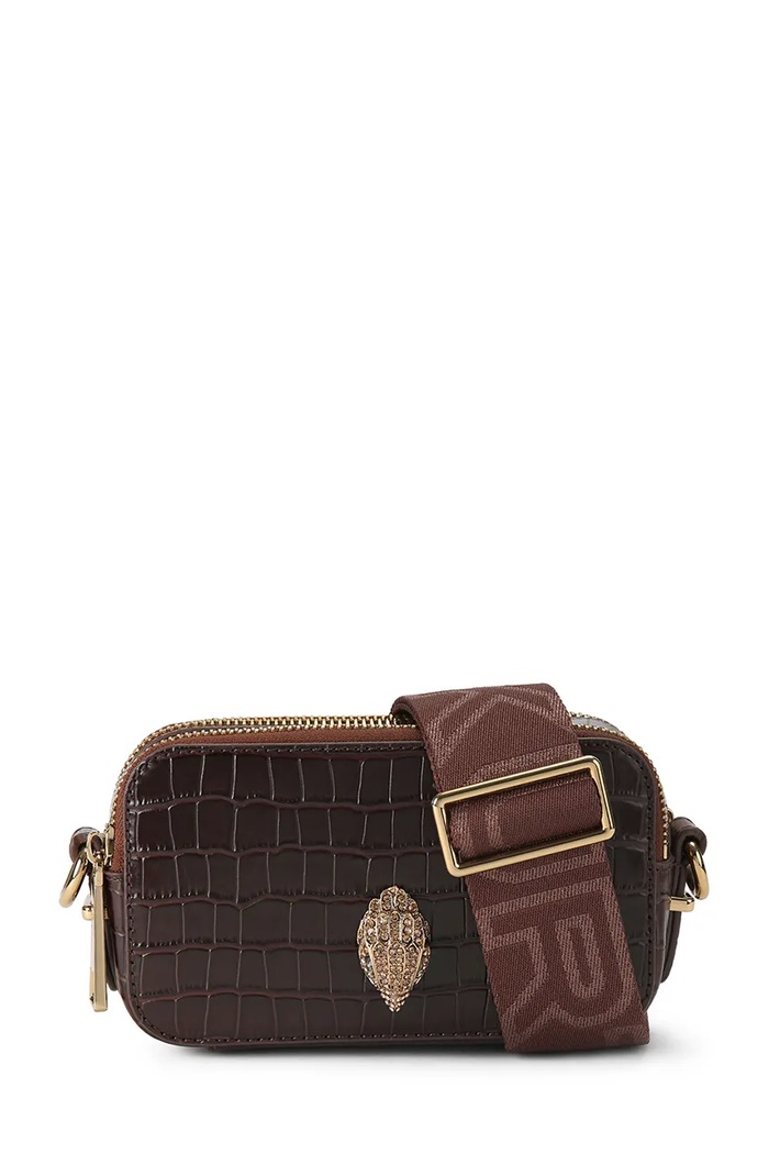 Kurt Geiger London torebka crossbody damska KENSINGTON brązowy 5389130419