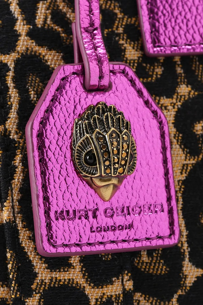 Kurt Geiger London torebka shopper damska SOUTHBANK 4359239689 brązowy