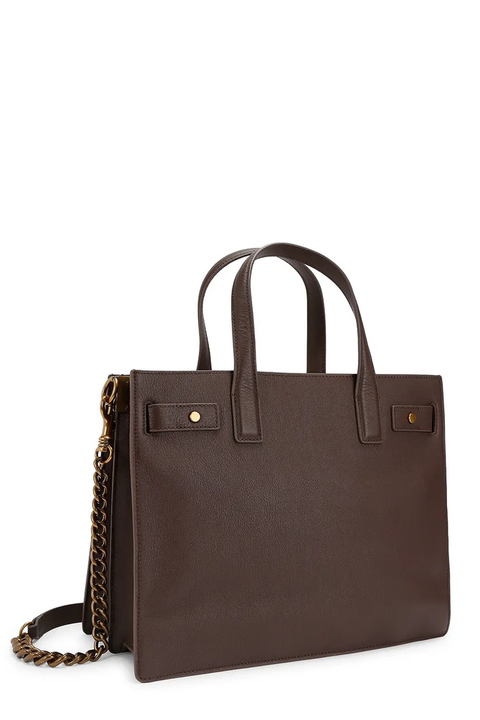 Akcesoria Kurt Geiger London torebka tote damska skórzana SLOANE 5838930109 brązowy