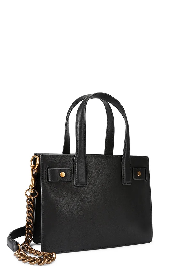 Akcesoria Kurt Geiger London torebka shopper damska skórzana SLOANE 5838600109 czarny