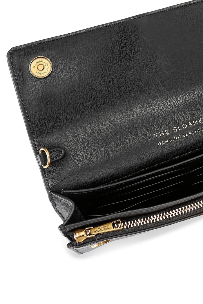 Kurt Geiger London torebka crossbody damska skórzana SLOANE 5832700109 czarny