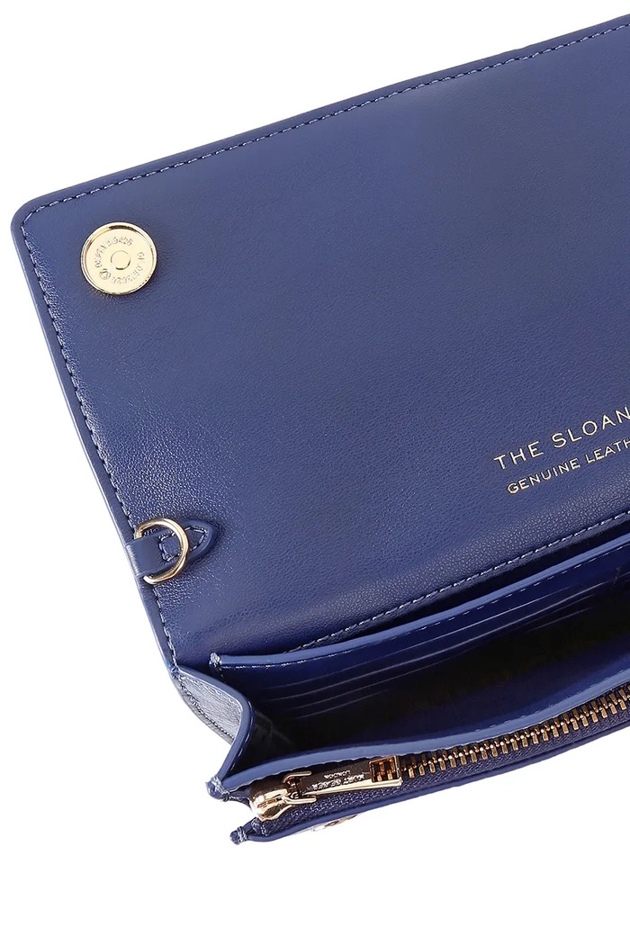 Kurt Geiger London torebka crossbody damska skórzana SLOANE 5832781109 niebieski