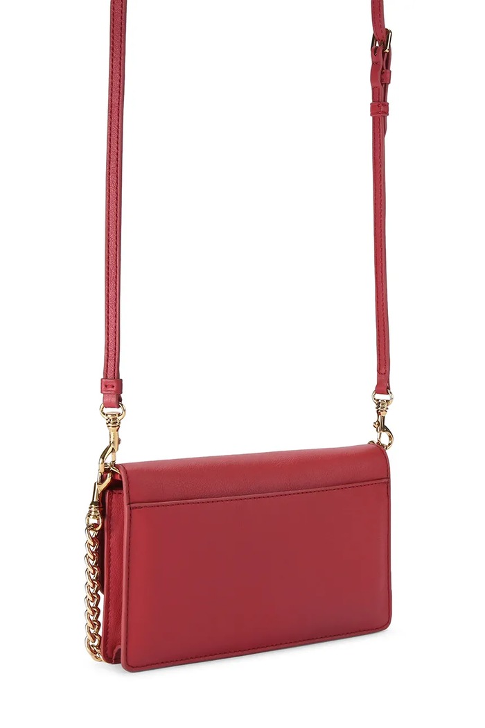 Akcesoria Kurt Geiger London torebka crossbody damska skórzana SLOANE 5832759109 czerwony