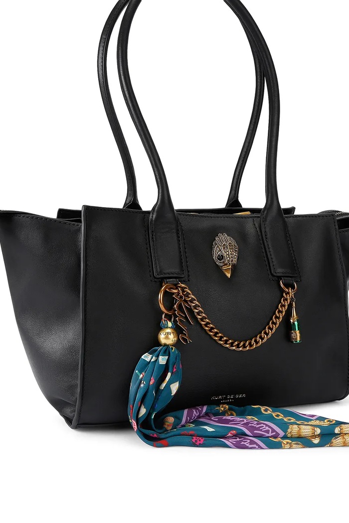 Kurt Geiger London torebka shopper damska skórzana SLOANE 5839000109 czarny AW26