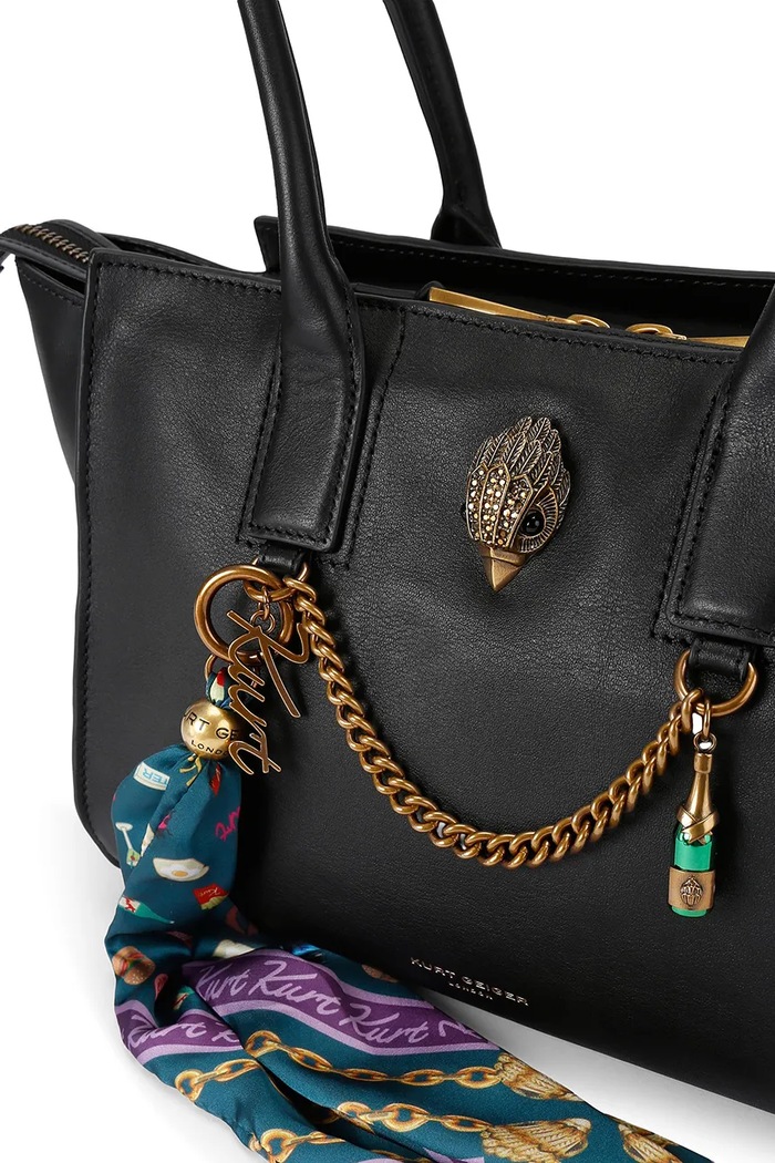 Kurt Geiger London torebka shopper damska skórzana SLOANE 5839000109 czarny