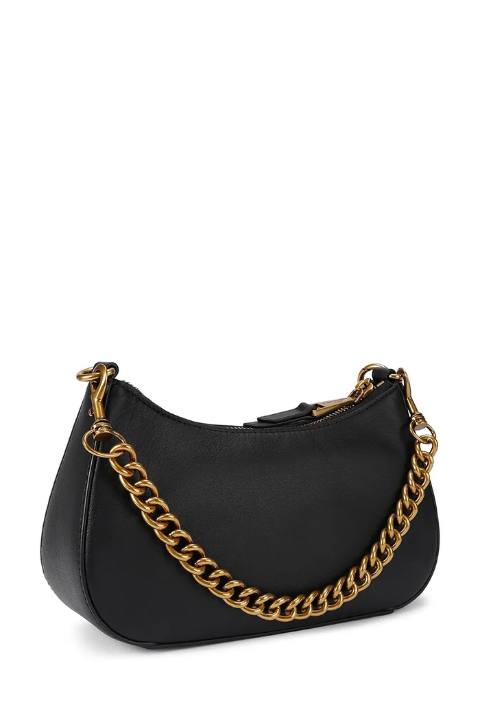 Akcesoria Kurt Geiger London torebka crossbody damska skórzana SLOANE HOBO 5849700109 czarny