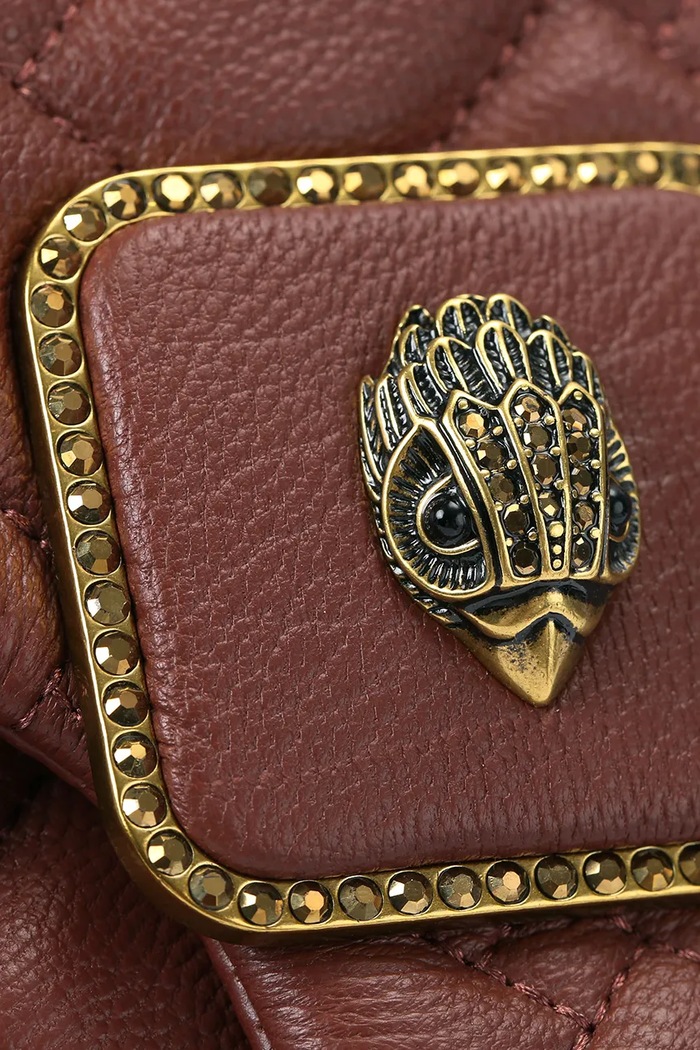 Kurt Geiger London listonoszka damska skórzana PIMLICO bordowy 5626854109
