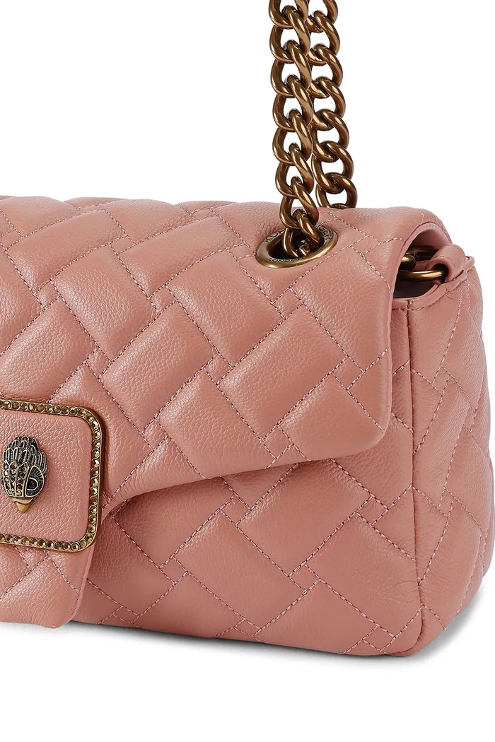 Kurt Geiger London listonoszka damska skórzana PIMLICO 5374853109 różowy