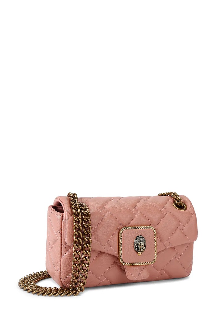 Kurt Geiger London torebka crossbody damska skórzana PIMLICO 5377853109 różowy AW26