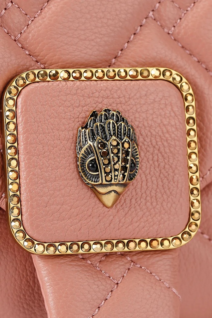 Kurt Geiger London torebka crossbody damska skórzana PIMLICO różowy 5377853109