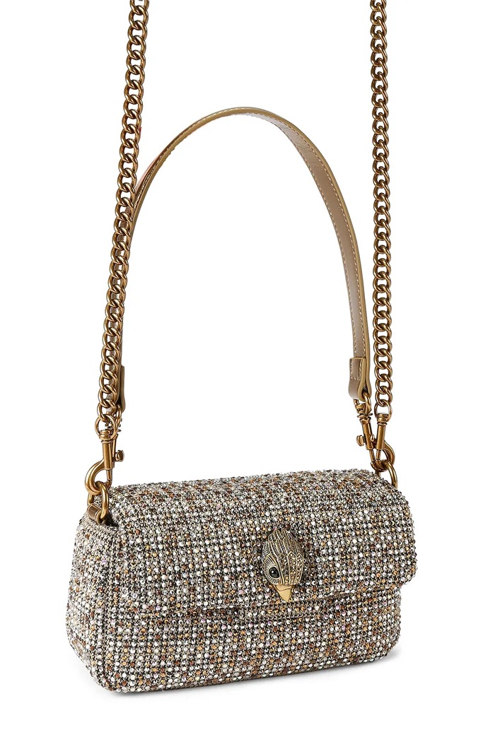 Kurt Geiger London torebka crossbody damska OXFORD 5829643609 beżowy AW26