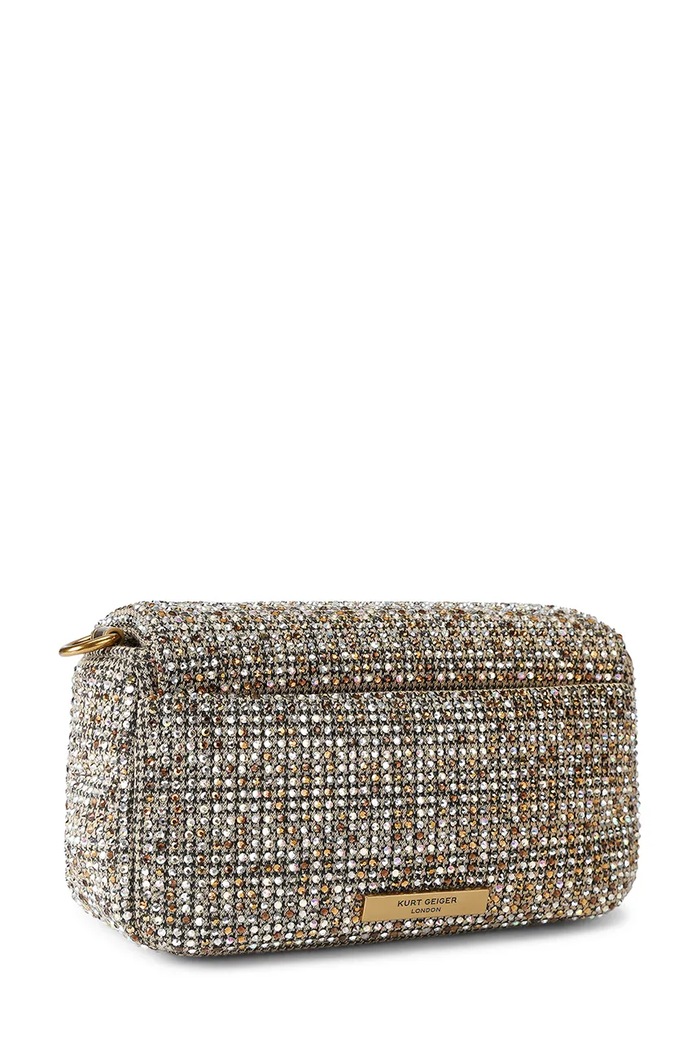 Akcesoria Kurt Geiger London torebka crossbody damska OXFORD 5829643609 beżowy