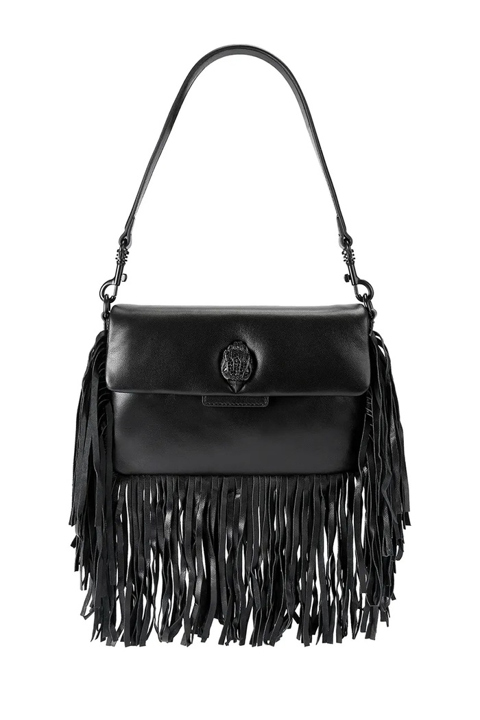 Kurt Geiger London torebka crossbody damska skórzana OXFORD czarny 5846300109