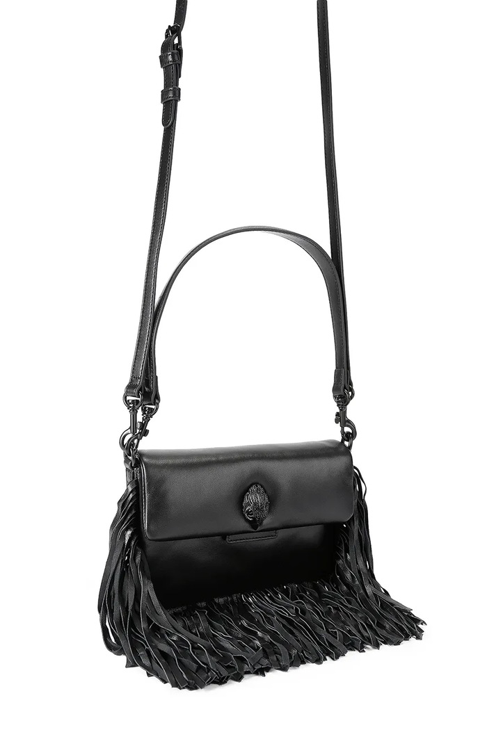 Kurt Geiger London torebka crossbody damska skórzana OXFORD 5846300109 czarny AW26