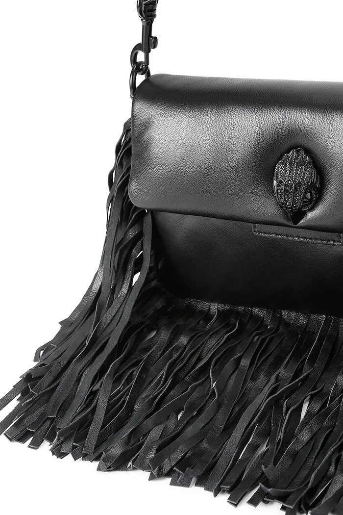 Kurt Geiger London torebka crossbody damska skórzana OXFORD 5846300109 czarny