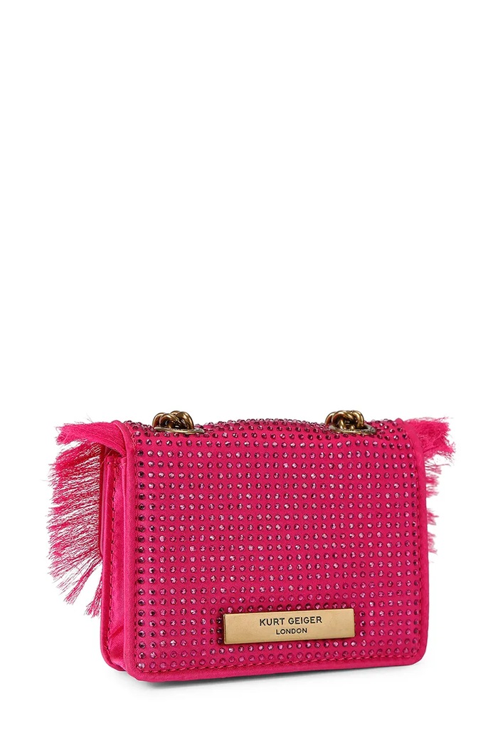 Akcesoria Kurt Geiger London torebka crossbody damska KENSINGTON 5848252609 różowy
