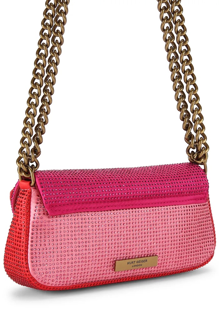 Akcesoria Kurt Geiger London torebka crossbody damska PICKLE SHOULDER BAG 5846857609 różowy