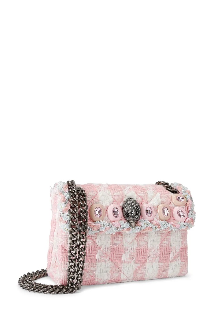 Kurt Geiger London torebka crossbody damska KENSINGTON 5826753609 różowy AW26