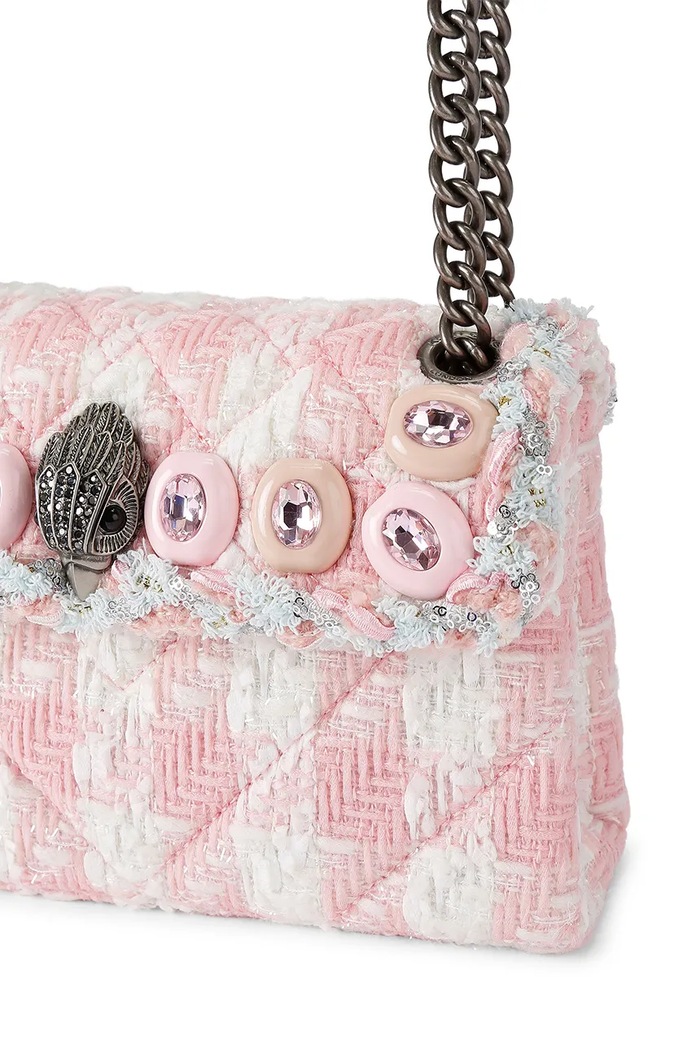 Kurt Geiger London torebka crossbody damska KENSINGTON 5826753609 różowy