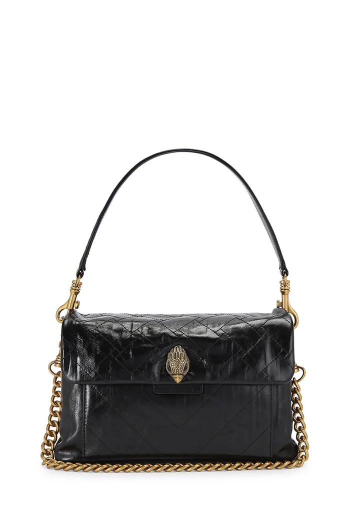 Kurt Geiger London torebka crossbody damska skórzana CELIA czarny 5851700019