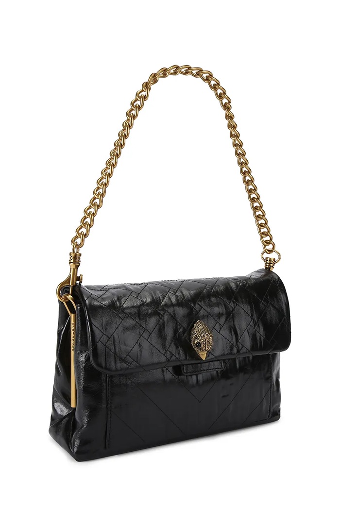 Kurt Geiger London torebka crossbody damska skórzana CELIA 5851700019 czarny AW26