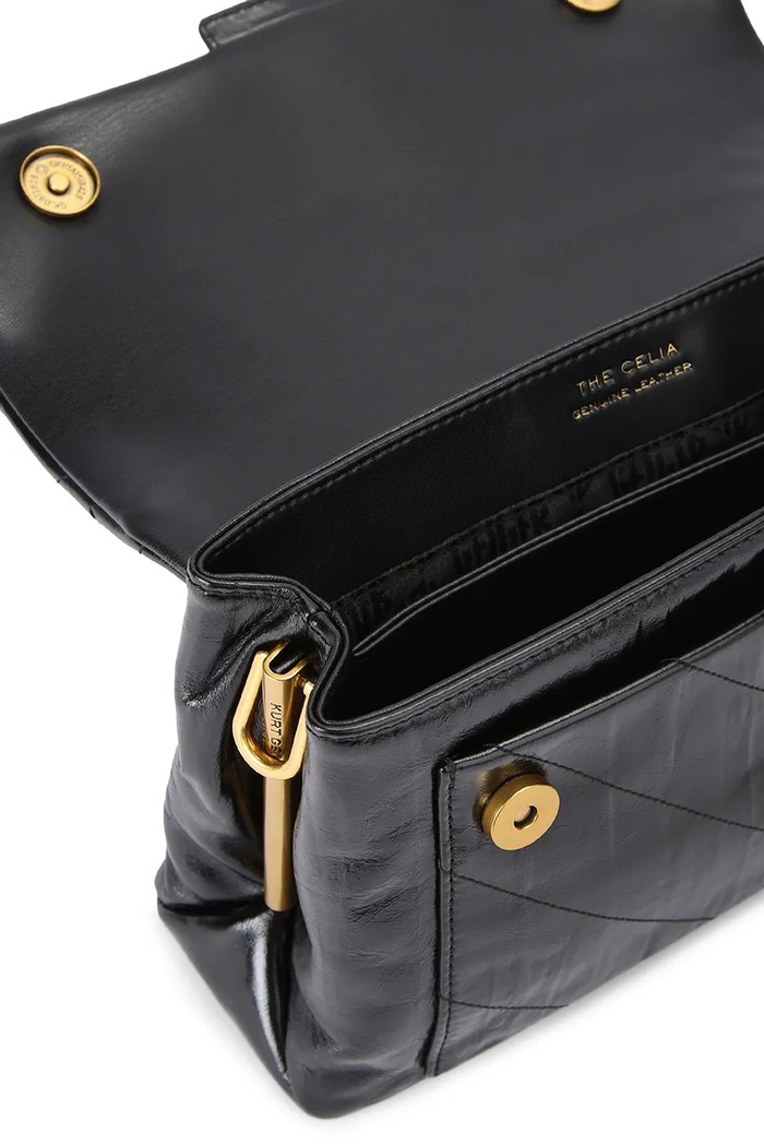 Kurt Geiger London torebka crossbody damska skórzana CELIA czarny 5851700019