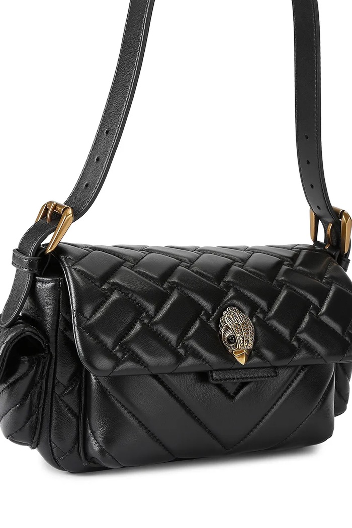 Kurt Geiger London torebka damska skórzana KENSINGTON 5829200109 czarny AW26