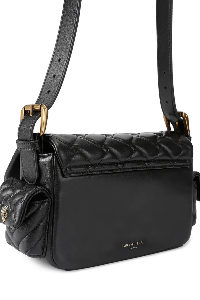Akcesoria Kurt Geiger London torebka damska skórzana KENSINGTON 5829200109 czarny