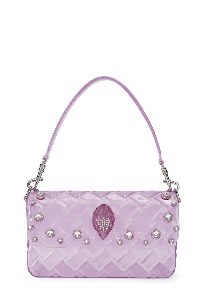 Kurt Geiger London torebka crossbody damska JELLY KENSINGTON fioletowy 5847492999
