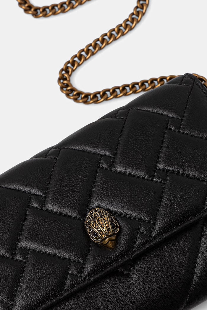Kurt Geiger London torebka crossbody damska skórzana KENSINGTON czarny 648300109