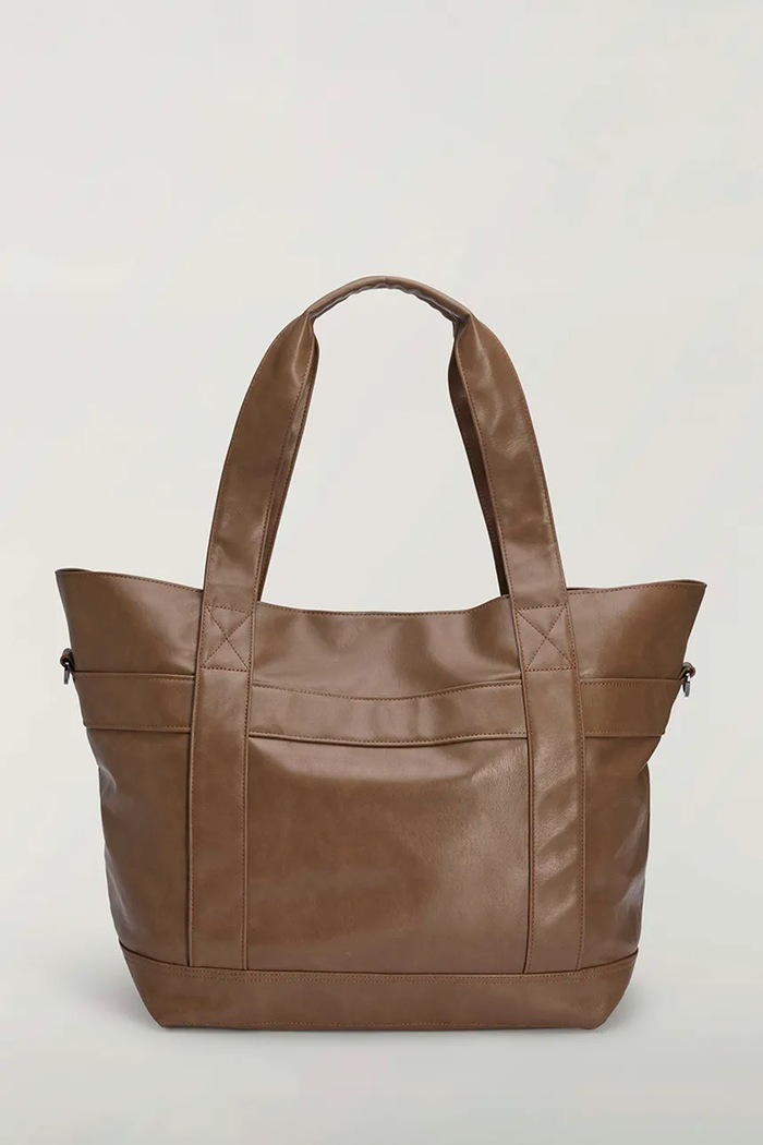 adidas Originals ADI008 Bag x SFTM tote γυναικεία από απομίμηση δέρματος LE1288 καφέ AW26